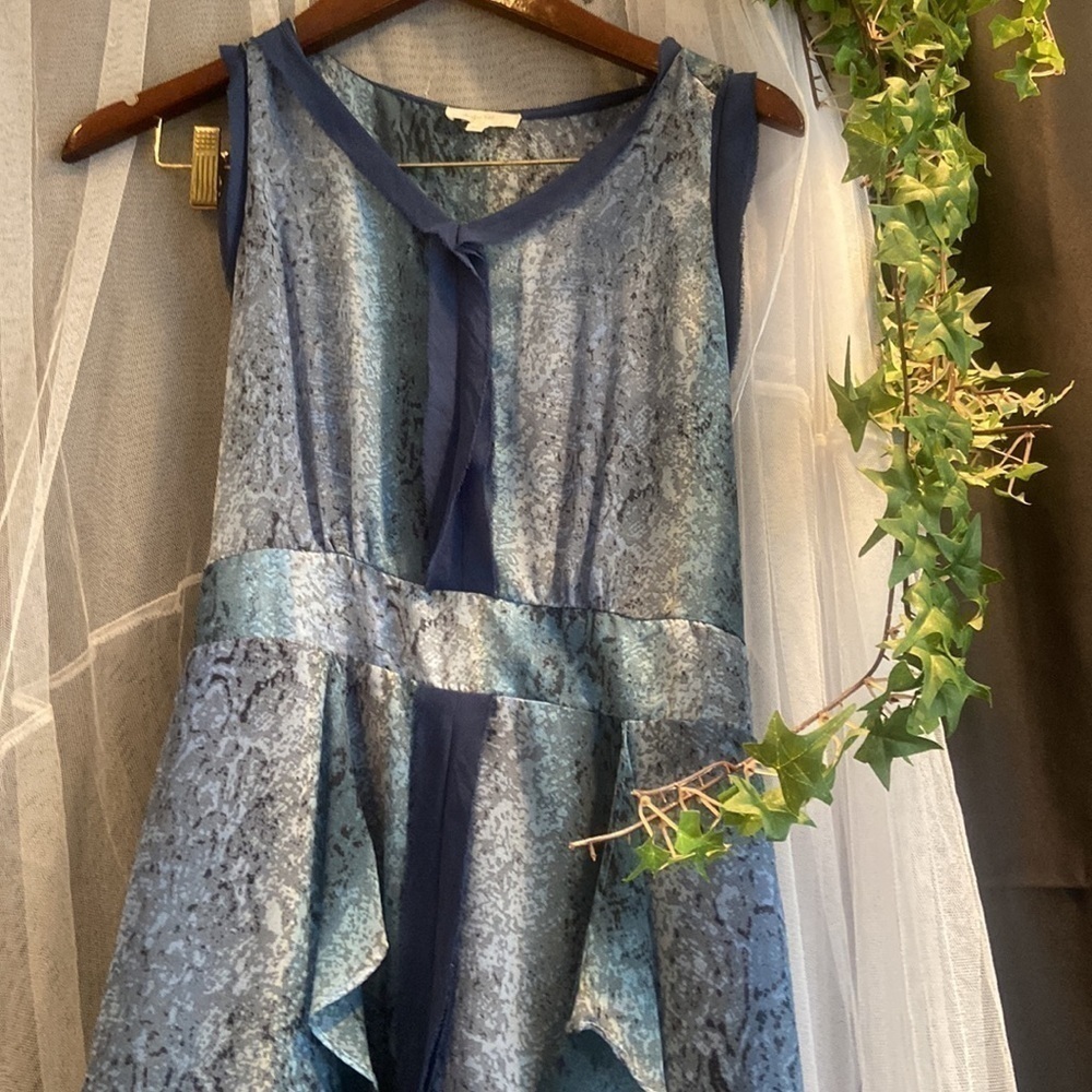 Mystree Boho Layered Maxi Silky Dress - Picture 3 of 10